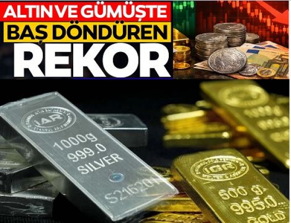 Altın ve gümüş, dünya genelinde yaşanan jeopolitik gerilimlerle rekor üstüne rekor kırmaya devam ediyor. 