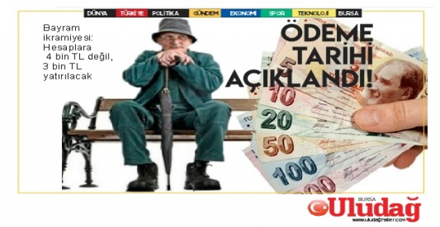 Hesaplara 4 bin TL değil, 3 bin TL yatırılacak