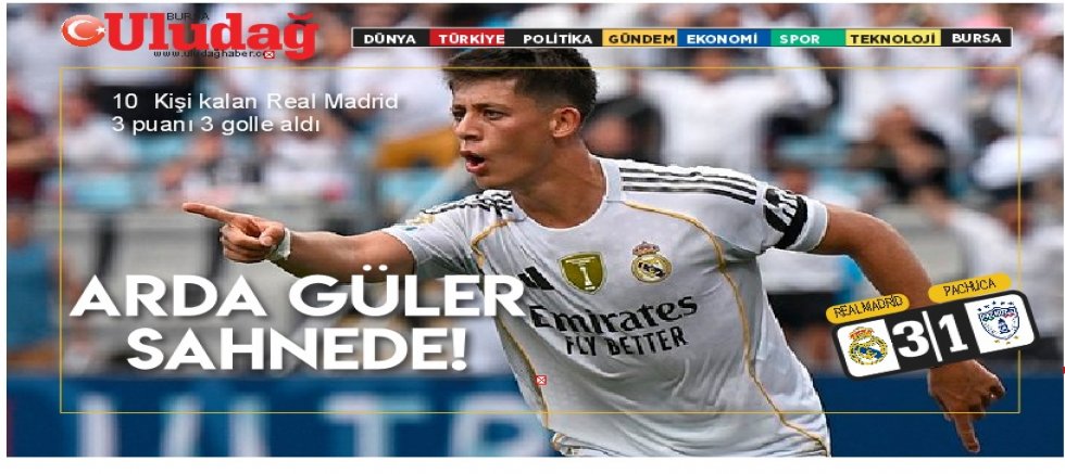 10 kişi kalan Real Madrid'de Arda Güler sahnede!