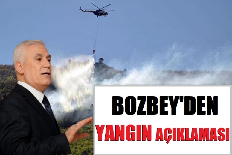 Bursa Büyükşehir Belediye Başkanı Bozbey'den Uludağ'da çıkan yangın hakkında açıklama!