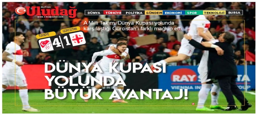 Türkiye, Gürcistan'ı sahadan sildi!