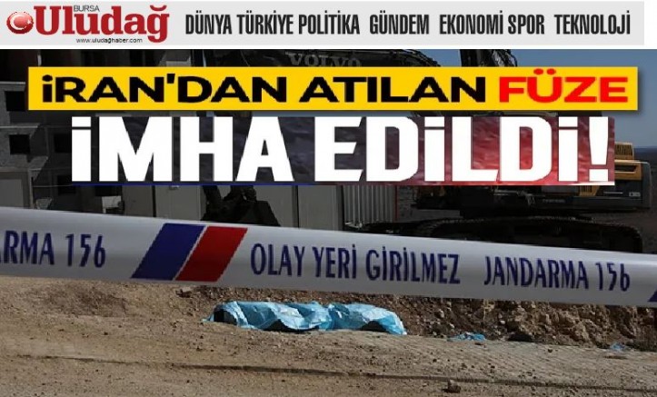 MSB: İran'dan atılan füze imha edildi! 