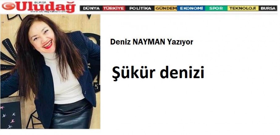 Şükür denizi,