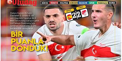 A MİLLÎ TAKIM, SEVILLA'DAN 1 PUANLA DÖNDÜ