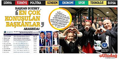 Başkan Bozbey, ‘En çok konuşulan başkanlar’ arasında