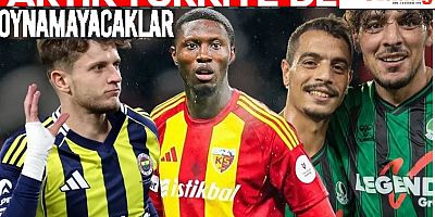 Bu isimler artık Türkiye'de oynamayacak! Kış transfer döneminde veda ettiler...