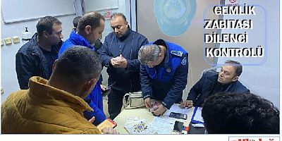 Gemlik Zabıtasından Titiz Dilenci Takibi