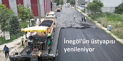 İnegöl'ün üstyapısı yenileniyor