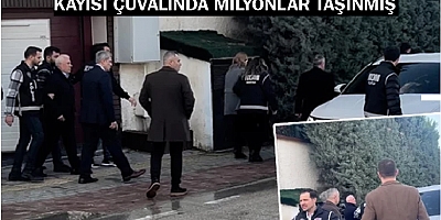 Kayısı çuvallarında milyonlar taşınmış.