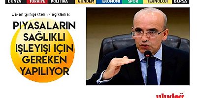 Mehmet Şimşek'ten açıklama