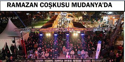 Mudanya Belediyesi’nin düzenlediği Ramazan etkinlikleri 