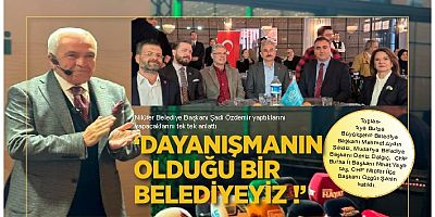 Nilüfer Belediye Başkanı yaptıklarını yapacaklarını tek tek anlattı!