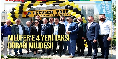 Nilüfer Belediyesi, kentteki modern, tek tip taksi duraklarına bir yenisini daha kazandırdı.