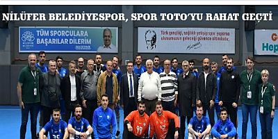 NİLÜFER BELEDİYESPOR, SPOR TOTO’YU RAHAT GEÇTİ